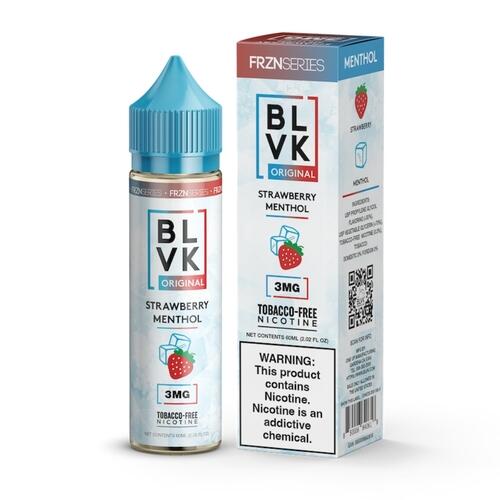 Juice Strawberry Menthol - FRZN Series - BLVK Unicorn | Free Base (TFN)