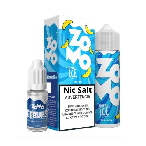 Juice Banana Ice - Iceburst - Zomo | nicsalt